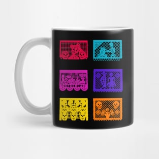 Traditional paper of the day of the dead Mug